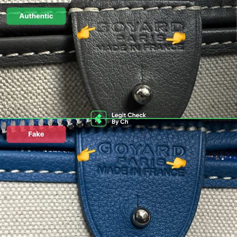 goyard backpack real vs fake|Goyard bag vs real.